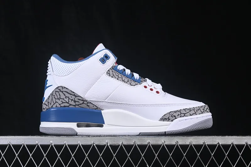 All categories Air Jordan Jordan series basketball shoes Air Jordan 3 foreign trade version Air Jordan 3 Retro "True Blue" AJ3 Joe 3 true blue color IF4396-104